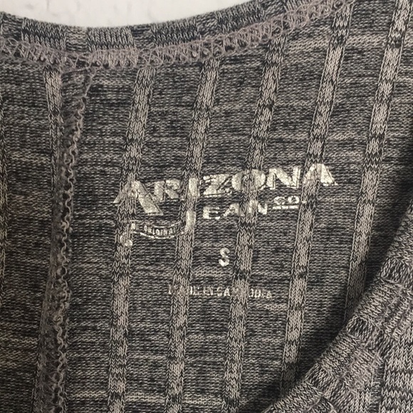 Grey Racerback Ribbed Tank Top - Picture 3 of 3